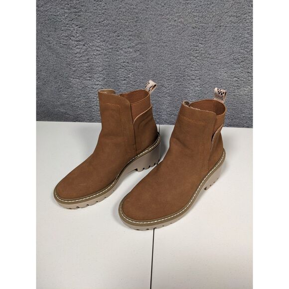 Nicole Miller Women's Pocas Wedge Lug Platform Chelsea Boot Size 7 - Picture 8 of 9